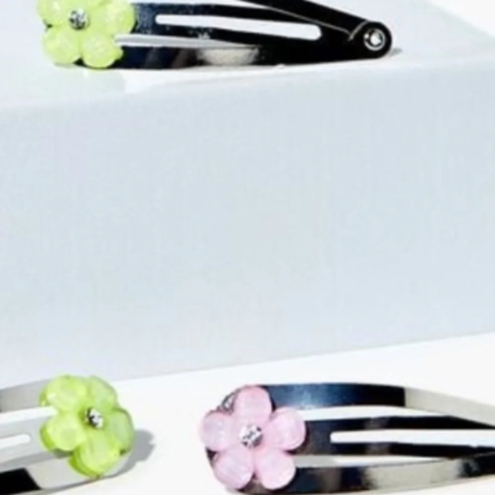 FLORAL SNAP HAIR CLIP SET